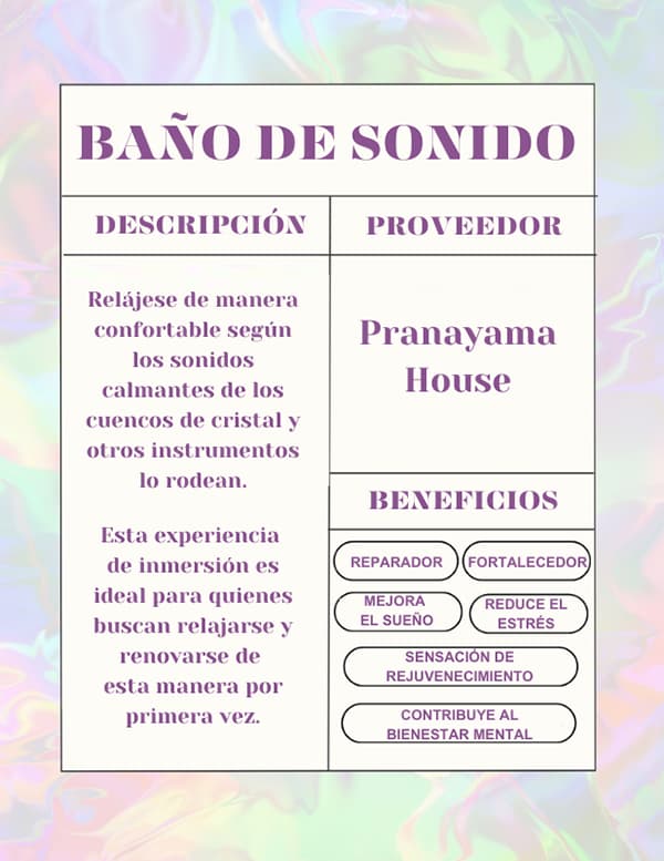 Baño de Sonido