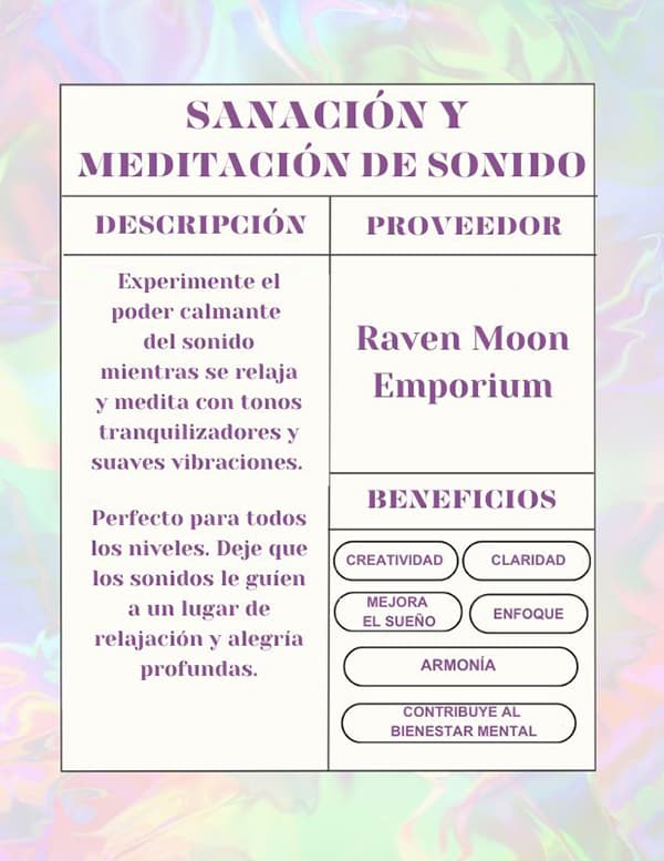 Sanación y meditación de sonido