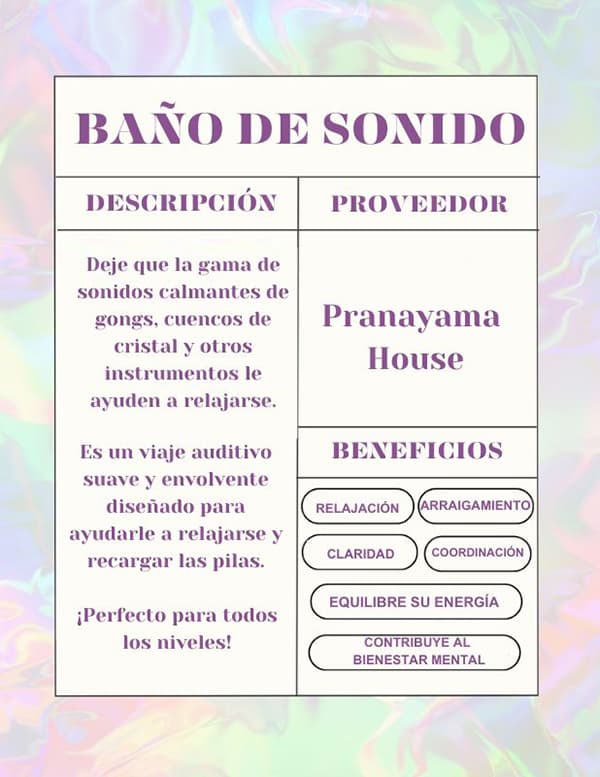 Baño de Sonido