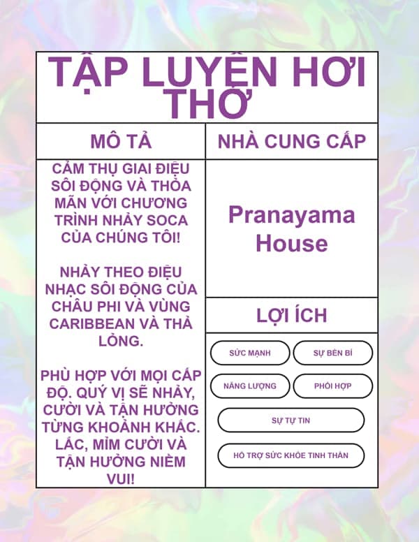 TẬP LUYỆN HƠI
THỞ